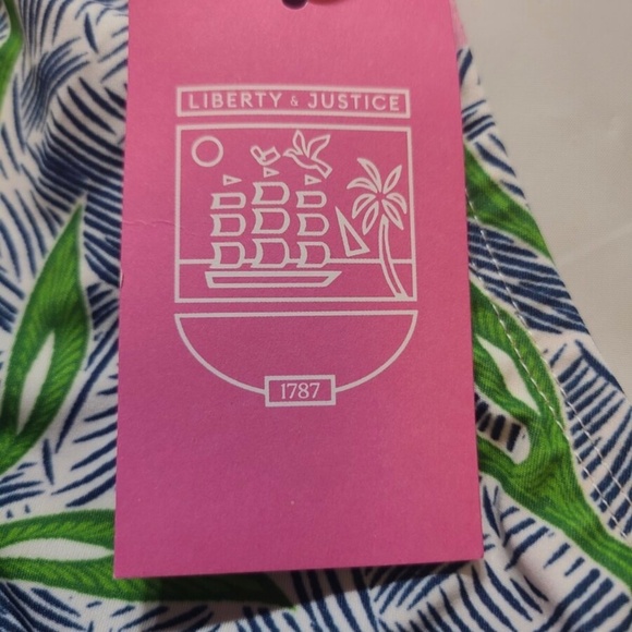 NWT - Liberty & Justice Women's One Shoulder Cut Out One Piece Swim M - Picture 3 of 5